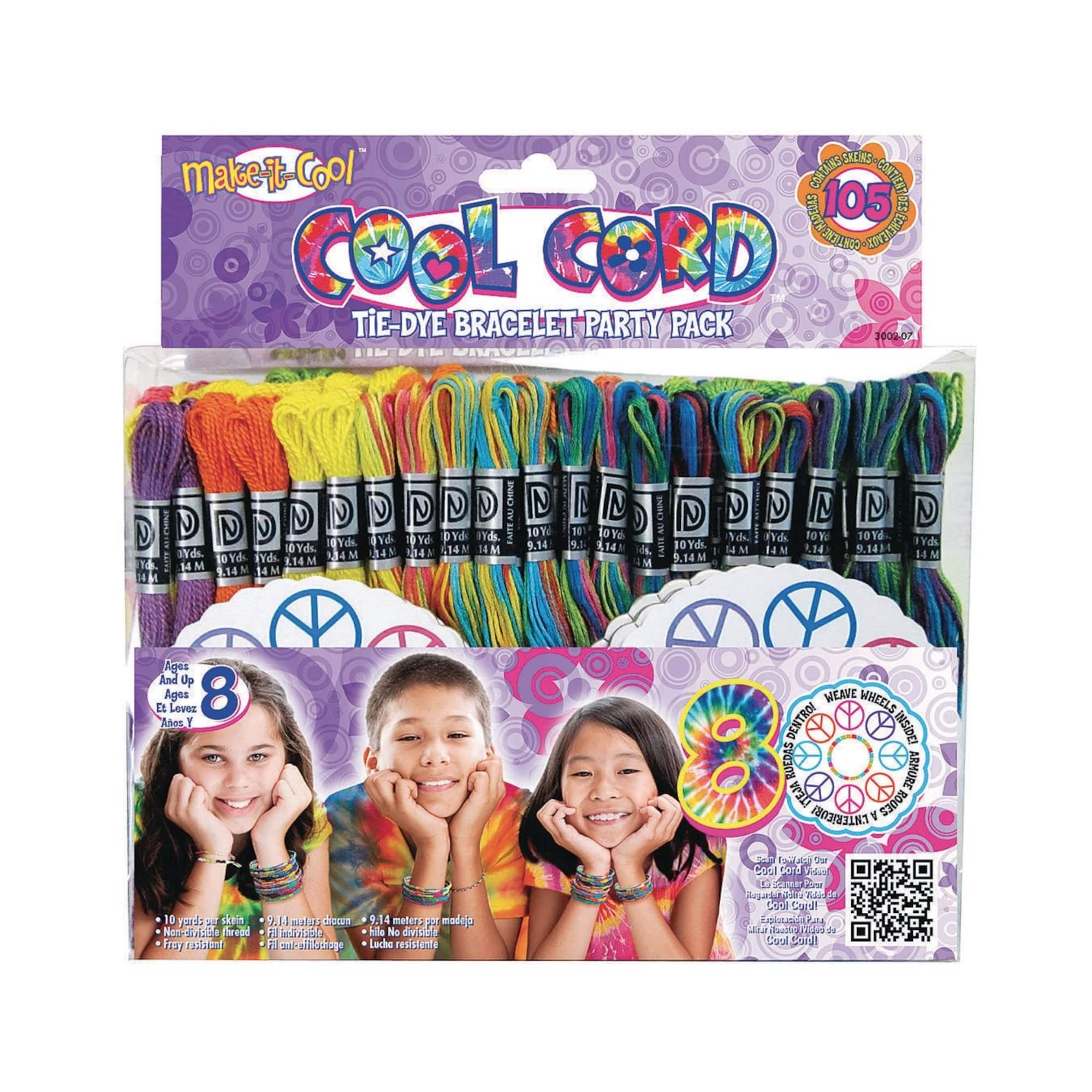 Janlynn® Cool Cord Tie Dye Party Pack Set